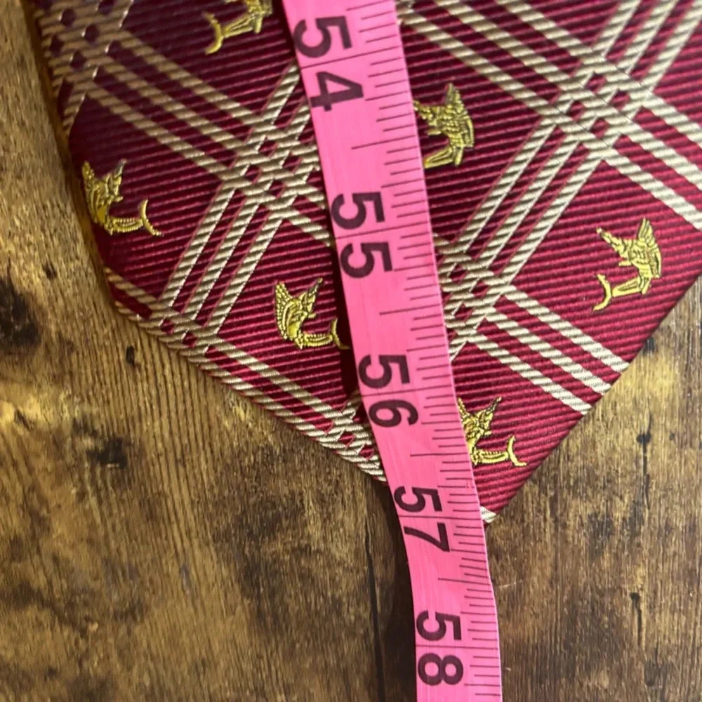 Tommy Bahama Men's Neck Tie Silke red and gold